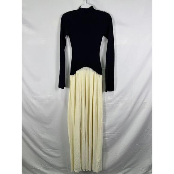 Solid & Striped Black The Soglio Dress Size XS with Hole - Picture 4 of 9